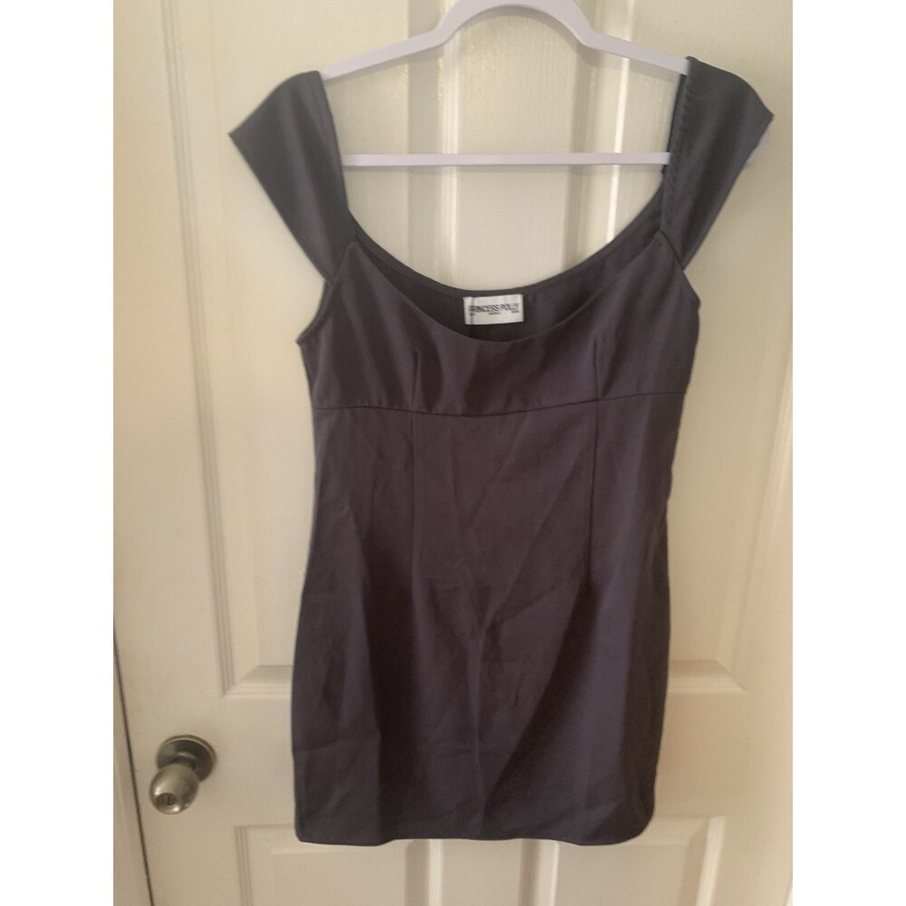 Princess Polly NWT Women’s Grey Silky Mini Dress. Size 4. B60